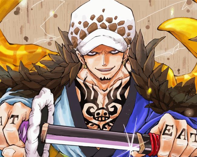 Trafalgar Law Anime Character Diamond Paintings