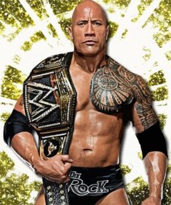 WWE The Rock Diamond Paintings