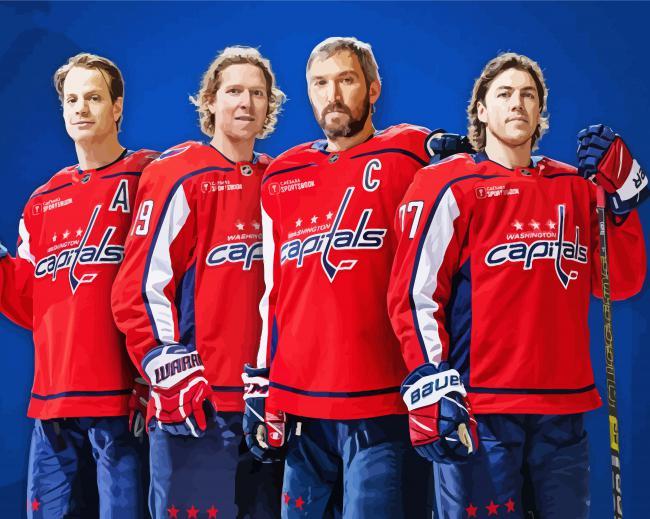 Washington Capitals Team Players Diamond Paintings