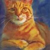 Yellow Cat Art Diamond Paintings