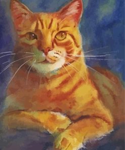 Yellow Cat Art Diamond Paintings