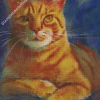 Yellow Cat Art Diamond Paintings