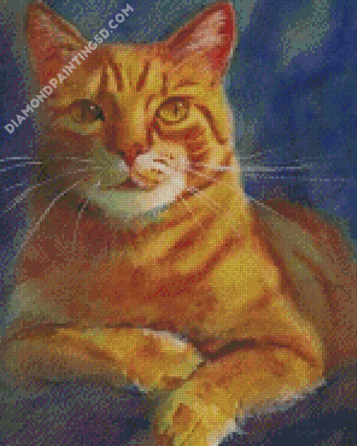 Yellow Cat Art Diamond Paintings