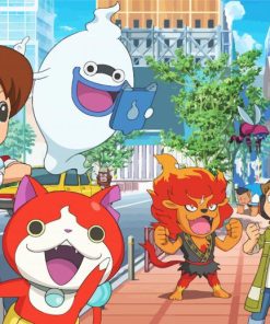 Yo Kai Watch Characters Diamond Paintings