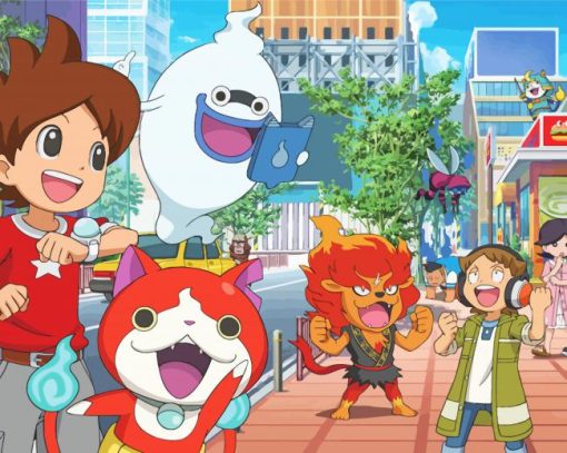 Yo Kai Watch Characters Diamond Paintings