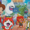 Yo Kai Watch Characters Diamond Paintings