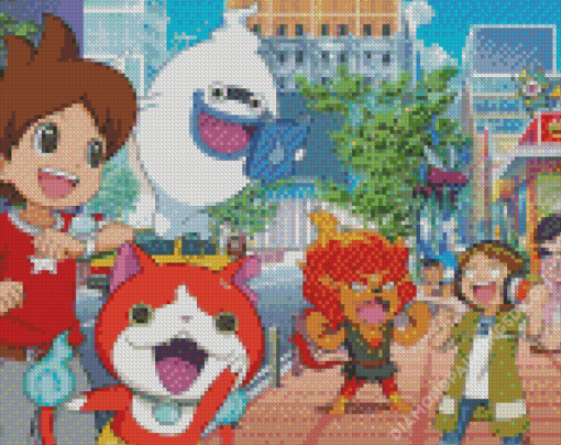 Yo Kai Watch Characters Diamond Paintings