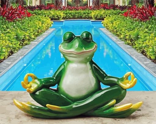 Zen Frog Diamond Paintings