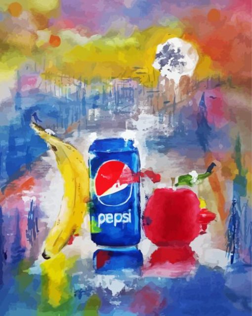 Abstract Pepsi Diamond Paintings