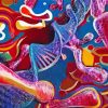 Abstract DNA Diamond Paintings