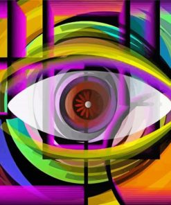 Abstract Eyes Art Diamond Paintings