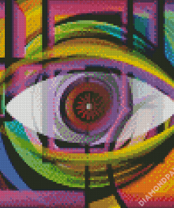 Abstract Eyes Art Diamond Paintings