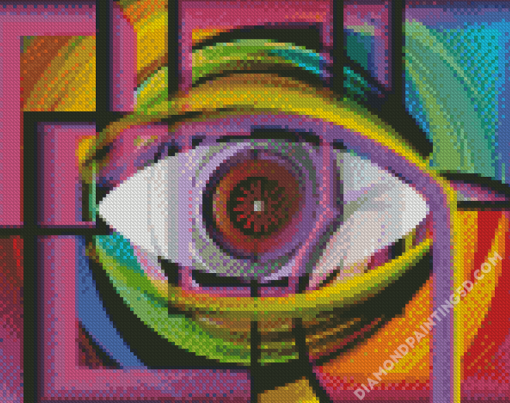 Abstract Eyes Art Diamond Paintings