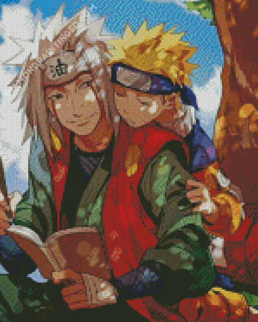 Adorable Pervy Sage And Naruto Diamond Paintings