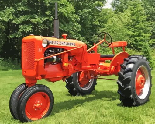 Aesthetic Allis Chalmers Engines Diamond Paintings