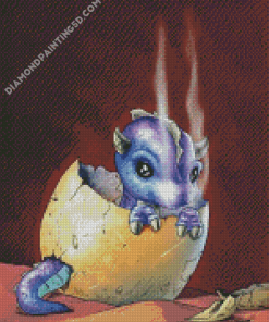 Aesthetic Baby Dragon Diamond Paintings