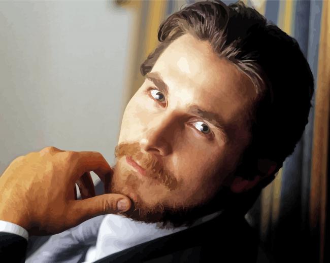 Aesthetic Christian Bale Diamond Paintings