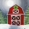 Aesthetic Christmas Barn Diamond Paintings