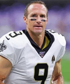 Aesthetic Drew Brees Diamond Paintings