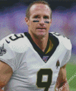 Aesthetic Drew Brees Diamond Paintings