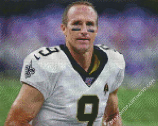 Aesthetic Drew Brees Diamond Paintings