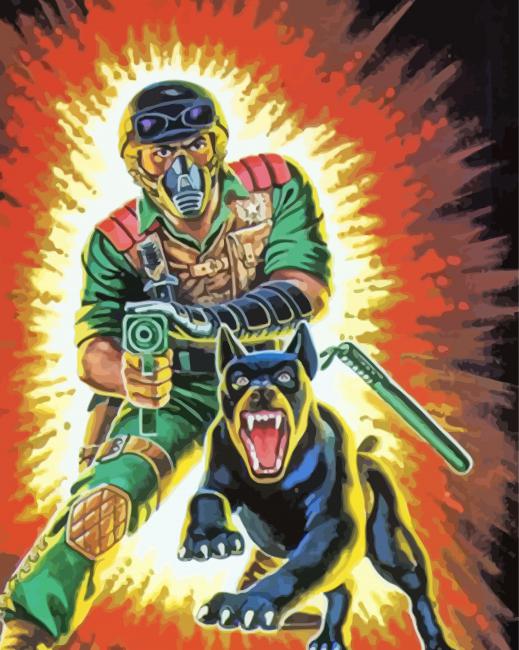 Aesthetic G.i.joe art Diamond Paintings