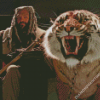 Aesthetic King Ezekiel And Shiva Diamond Paintings