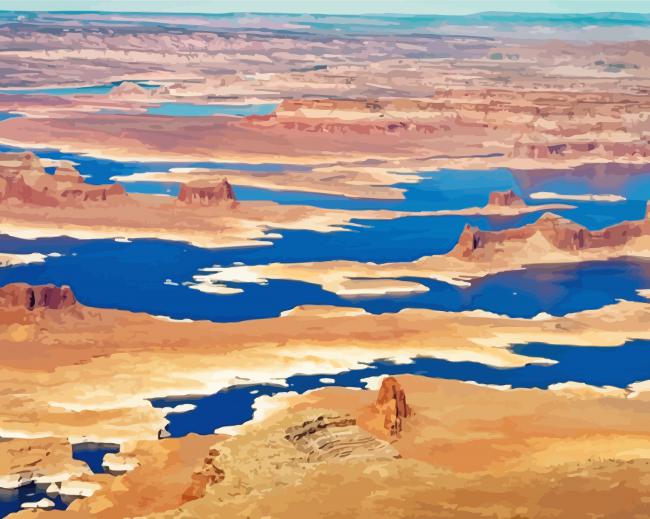 Aesthetic Lake Powell Diamond Paintings