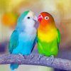 Aesthetic Lovebirds Diamond Paintings