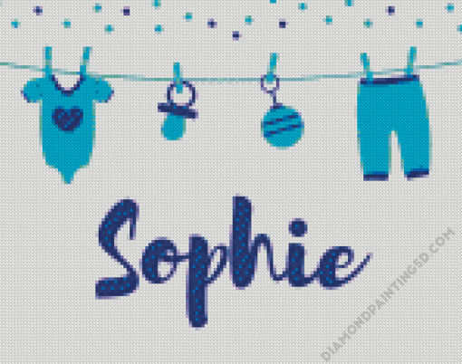 Aesthetic Sophie Name Diamond Paintings