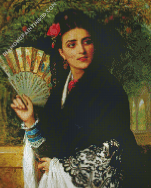 Aesthetic Spanish Lady Diamond Paintings