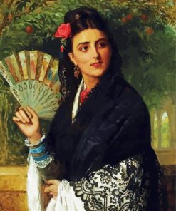 Aesthetic Spanish Lady Diamond Paintings