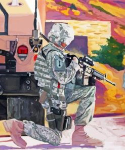 Aesthetic US Army Diamond Paintings