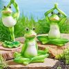 Aesthetic Zen Frog Diamond Paintings