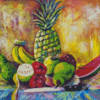 Aesthetic Abstract Fruit Art Diamond Paintings