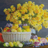 Aesthetic Flowers And Fruits Diamond Paintings