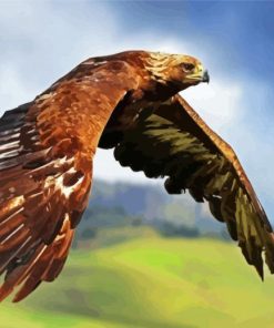 Aesthetic Golden Eagle Diamond Paintings