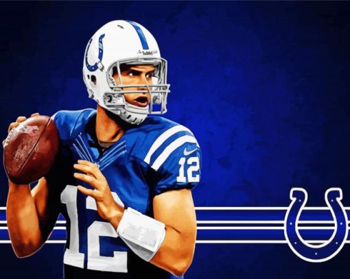 Andrew Luck Indianapolis Colts Diamond Paintings