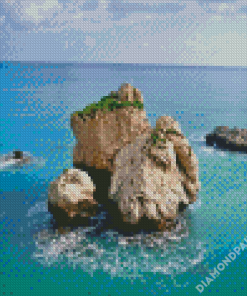 Aphrodites Rock Seascape Diamond Paintings