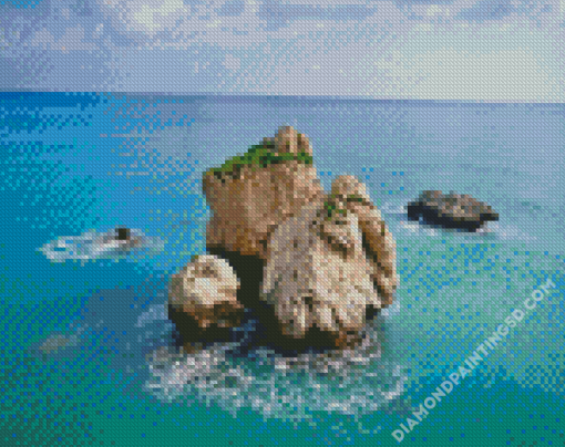 Aphrodites Rock Seascape Diamond Paintings