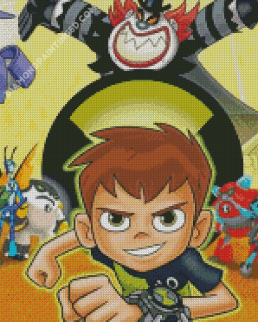 Ben 10 Game Diamond Paintings