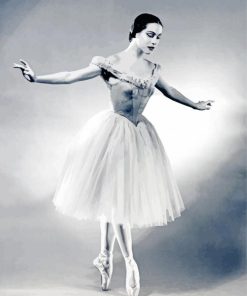 Black And White Ballerina Maria Tallchief Diamond Paintings