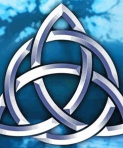 Blue Triquetra Diamond Paintings