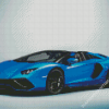 Blue Lamborgini Diamond Paintings