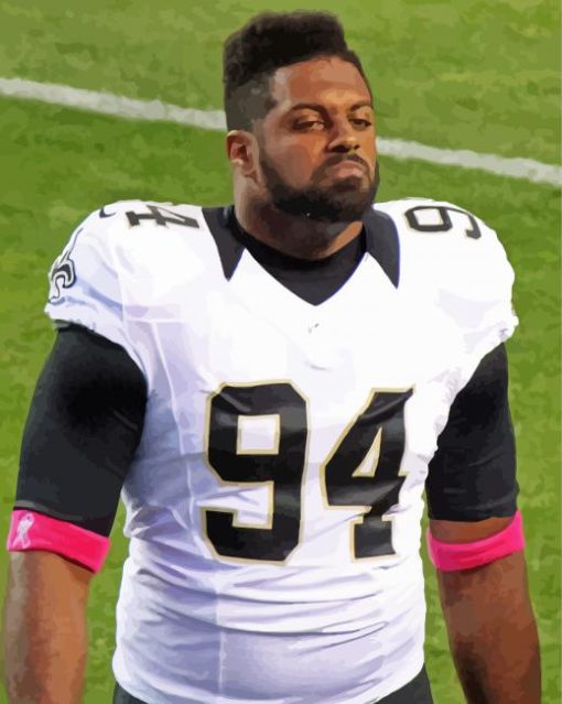 Cameron Jordan Player Diamond Paintings