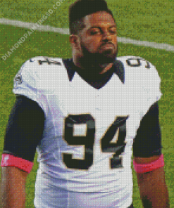 Cameron Jordan Player Diamond Paintings