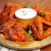 Chicken Wings With White Sauce Diamond Paintings