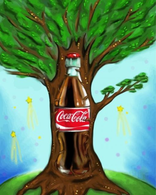 Coca Cola Tree Diamond Paintings