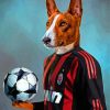 Cool Dog Football Diamond Paintings