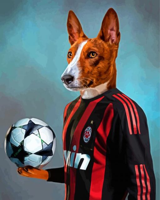 Cool Dog Football Diamond Paintings